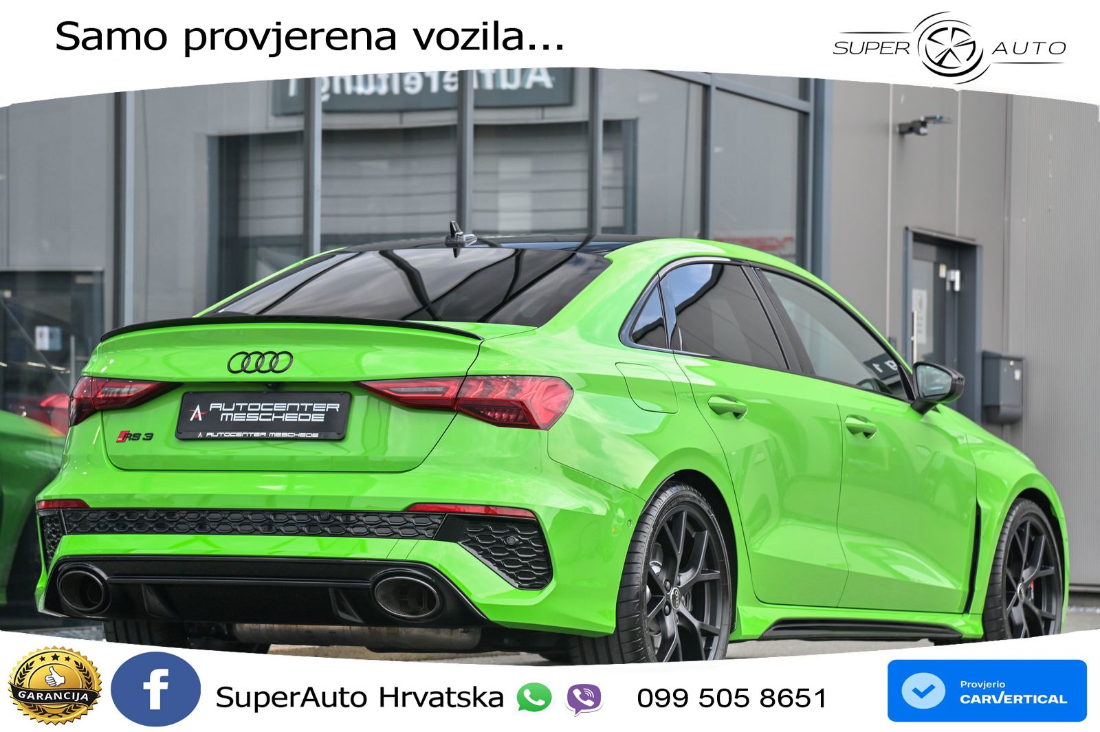 Audi RS3 Sedan 2.5 TFSI (400 KS) quattro S tronic