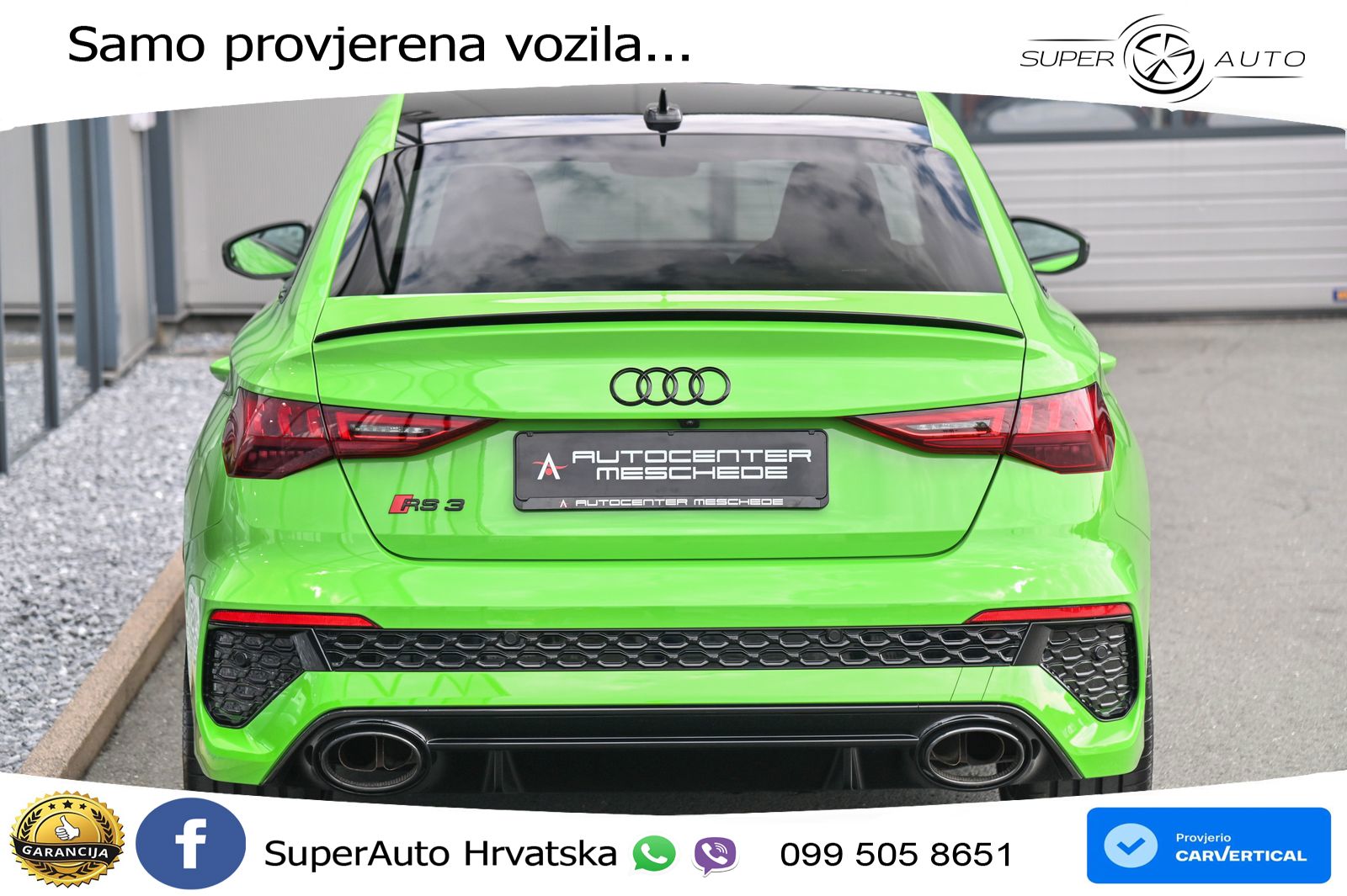 Audi RS3 Sedan 2.5 TFSI (400 KS) quattro S tronic