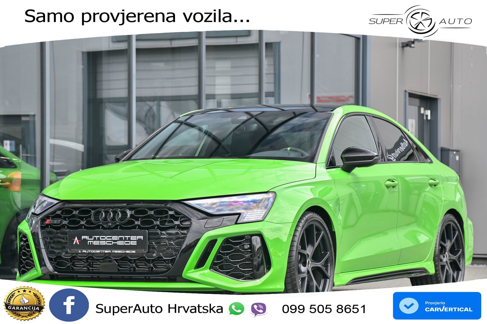 Audi RS3 Sedan 2.5 TFSI (400 KS) quattro S tronic