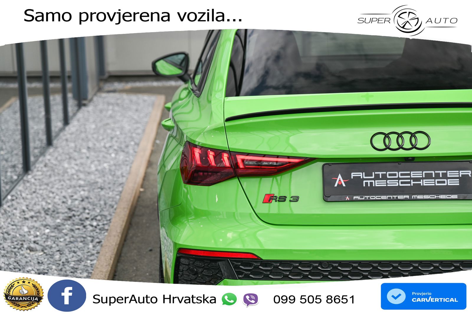 Audi RS3 Sedan 2.5 TFSI (400 KS) quattro S tronic