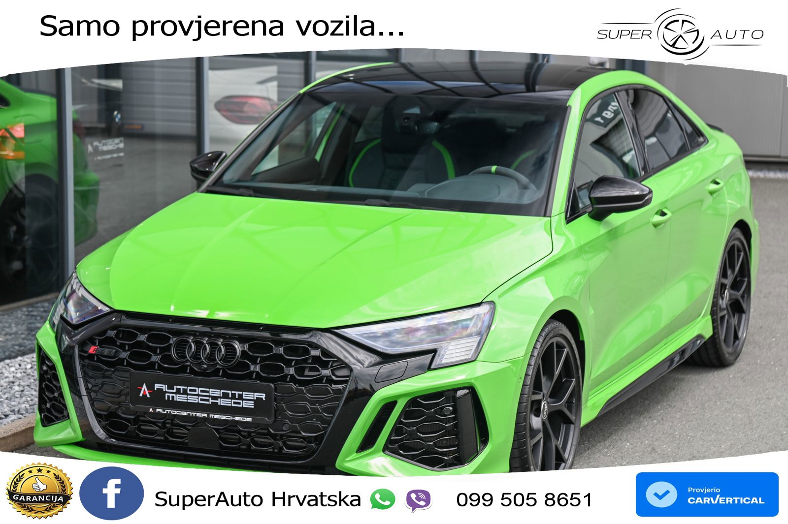 Audi RS3 Sedan 2.5 TFSI (400 KS) quattro S tronic