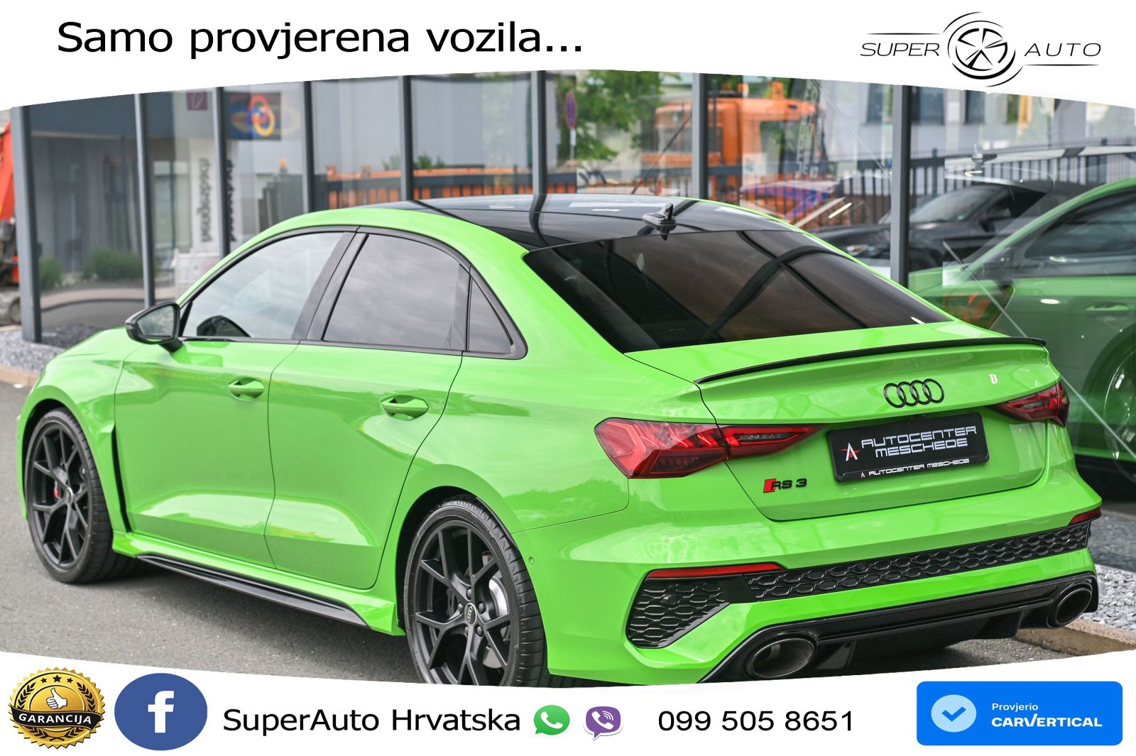 Audi RS3 Sedan 2.5 TFSI (400 KS) quattro S tronic