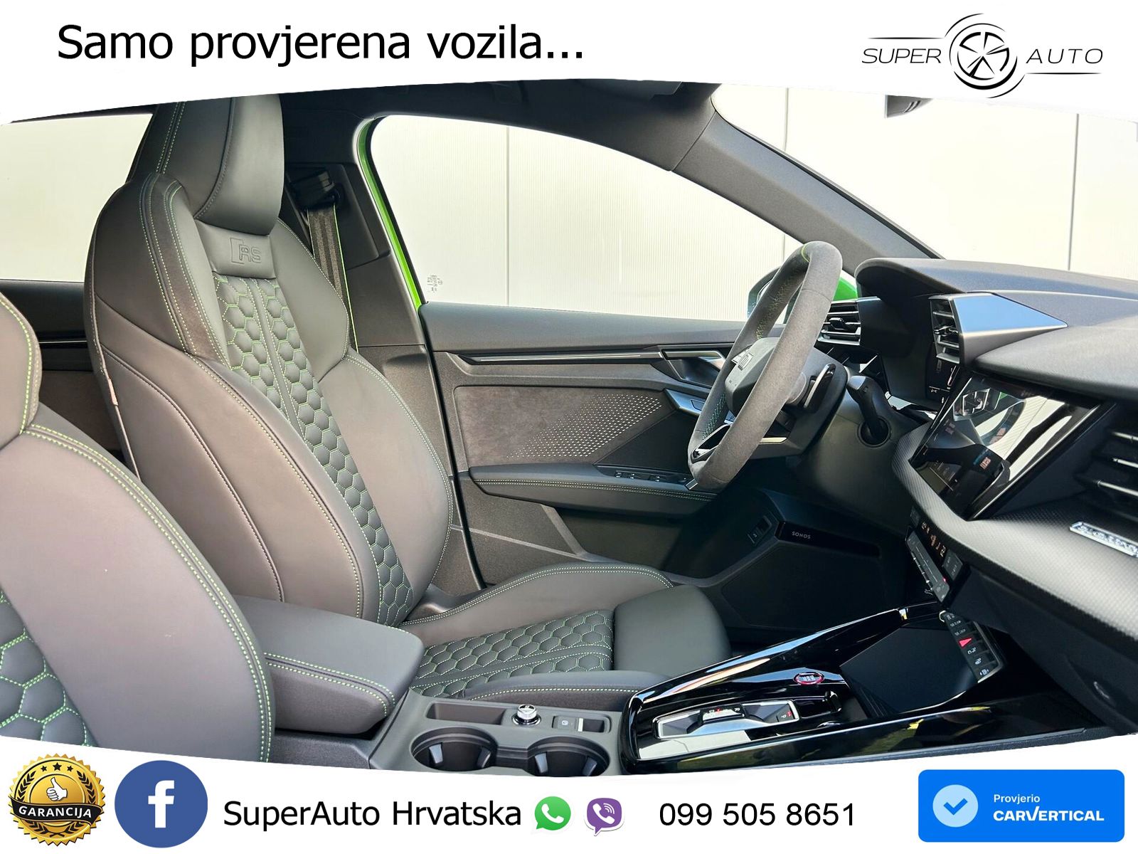 Audi RS3 Sportback 2.5 TFSI (400 KS) quattro S tronic LED+GR SJED+ACC
