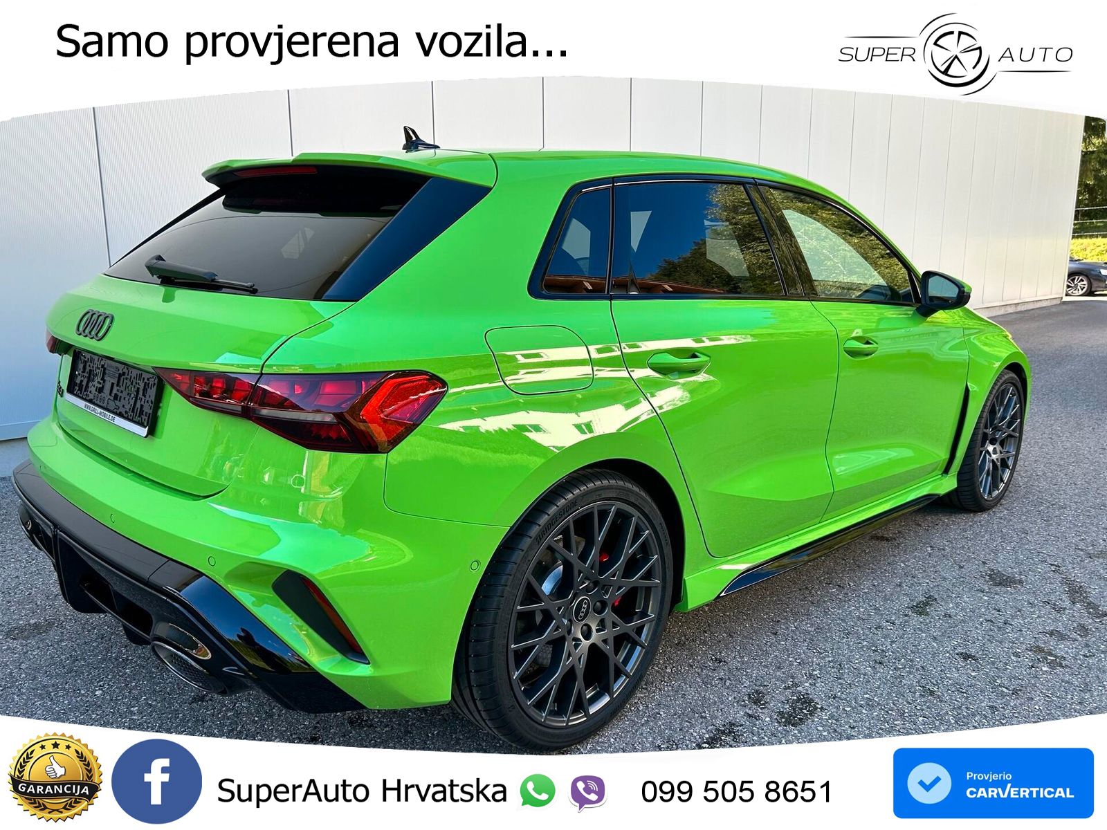 Audi RS3 Sportback 2.5 TFSI (400 KS) quattro S tronic LED+GR SJED+ACC