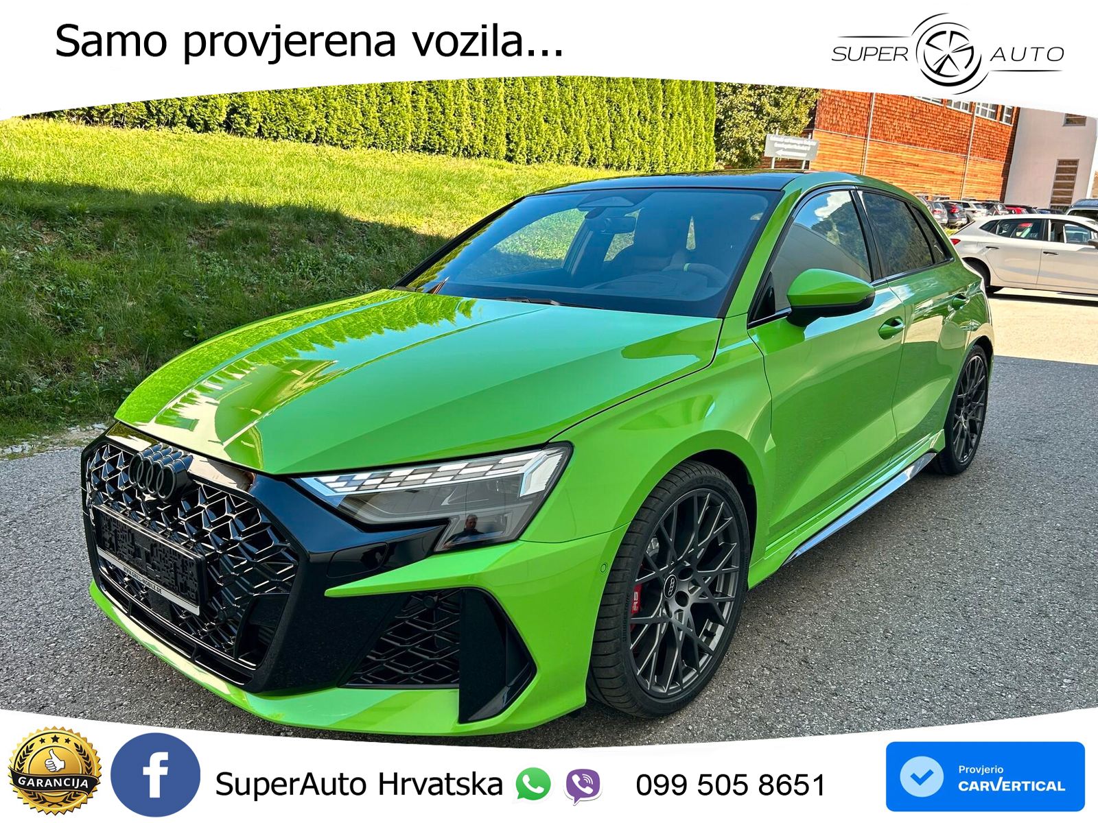 Audi RS3 Sportback 2.5 TFSI (400 KS) quattro S tronic LED+GR SJED+ACC