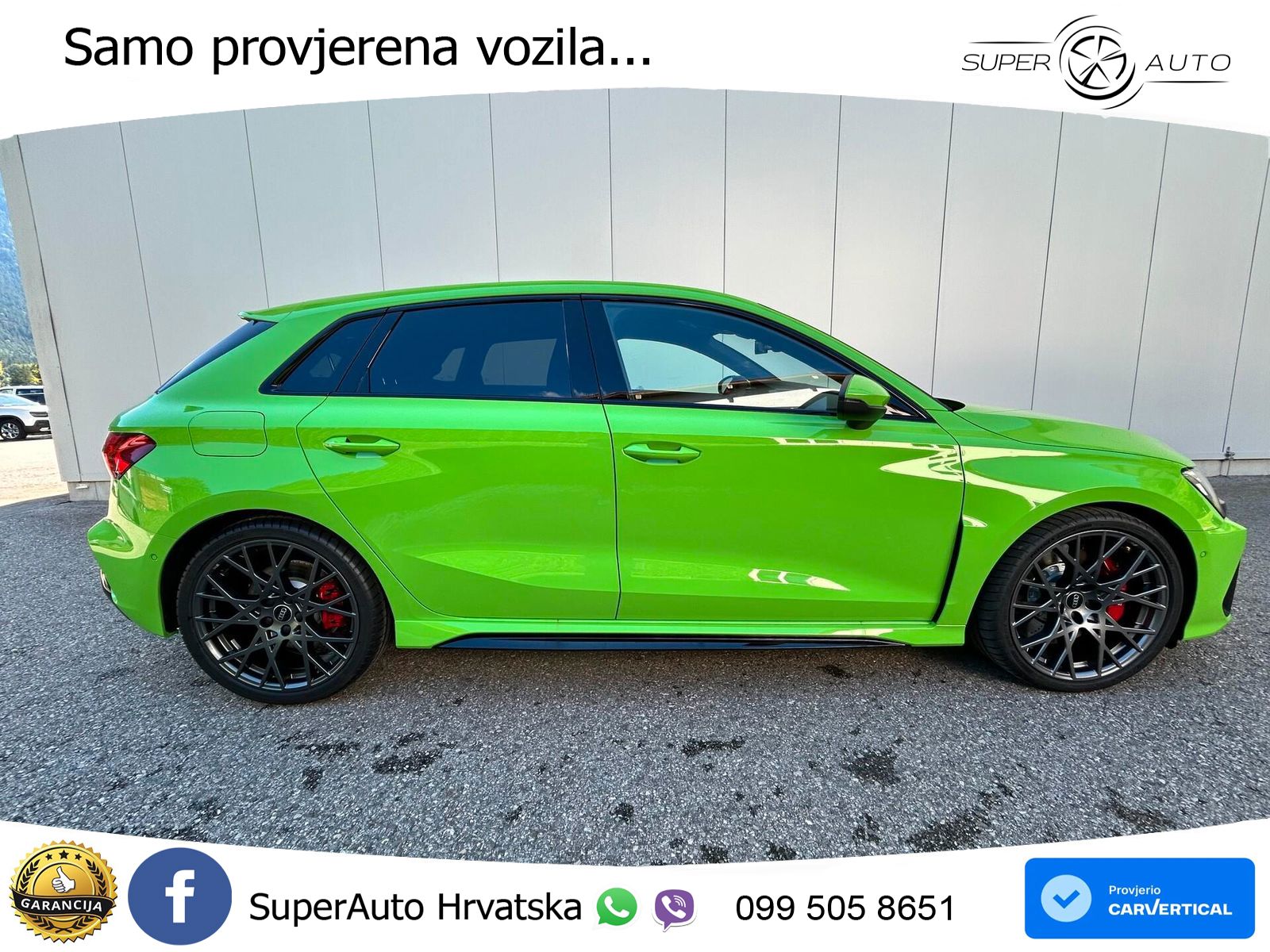 Audi RS3 Sportback 2.5 TFSI (400 KS) quattro S tronic LED+GR SJED+ACC