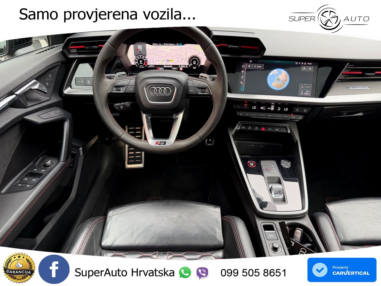 Audi RS3 Sportback 2.5 TFSI (400 KS) quattro S tronic LED+GR SJED+ACC
