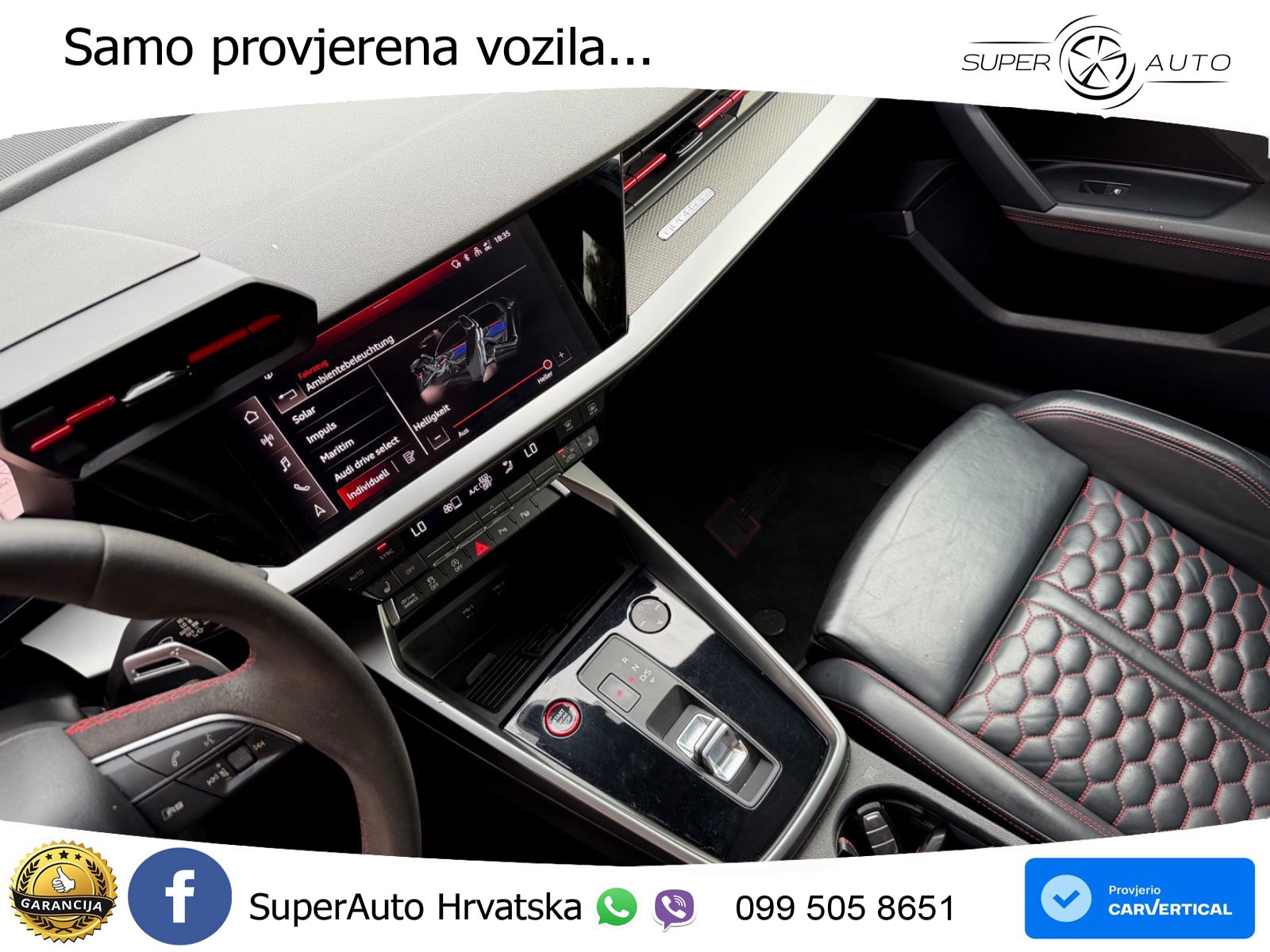 Audi RS3 Sportback 2.5 TFSI (400 KS) quattro S tronic LED+GR SJED+ACC