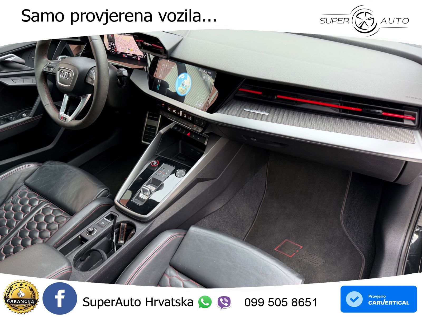 Audi RS3 Sportback 2.5 TFSI (400 KS) quattro S tronic LED+GR SJED+ACC