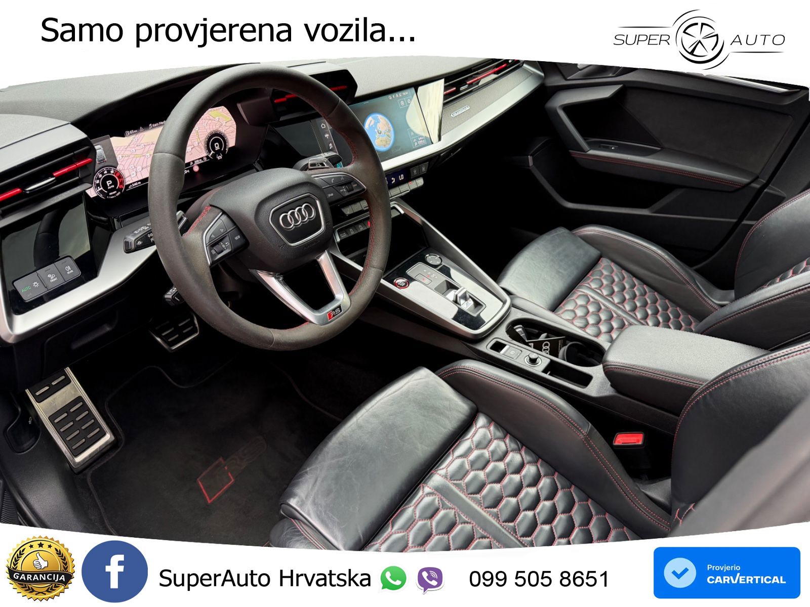 Audi RS3 Sportback 2.5 TFSI (400 KS) quattro S tronic LED+GR SJED+ACC