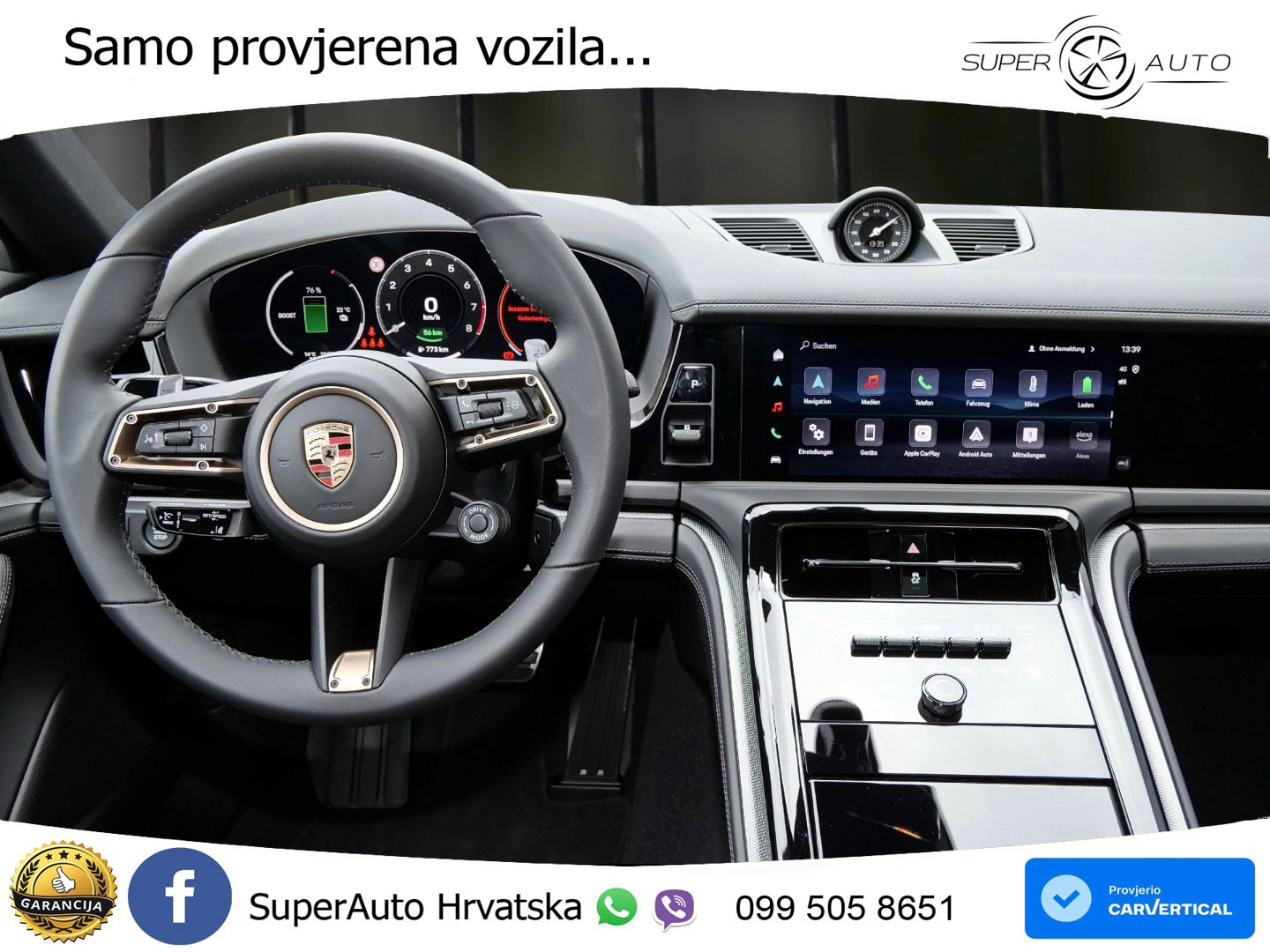Porsche Panamera 4S 2.9 V6 (544 KS) E-Hybrid PDK LED+GR SJED+ACC