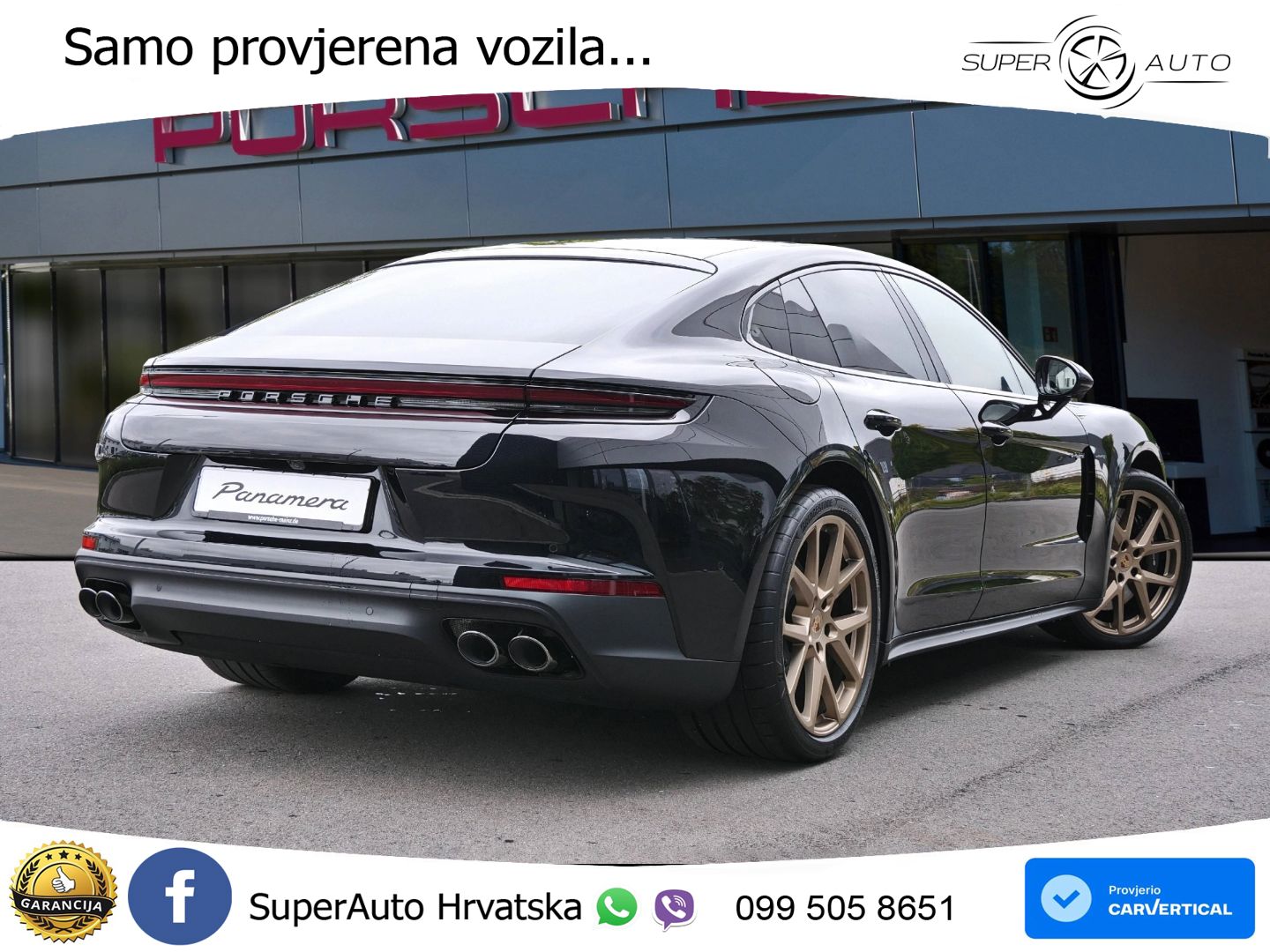 Porsche Panamera 4S 2.9 V6 (544 KS) E-Hybrid PDK LED+GR SJED+ACC