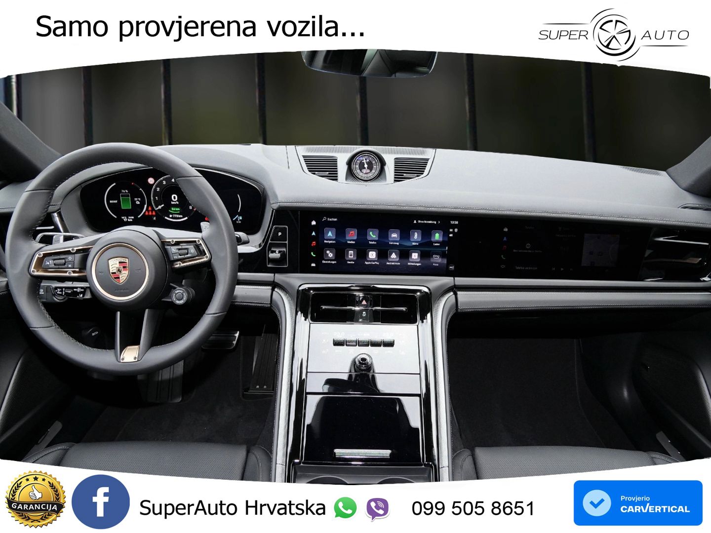 Porsche Panamera 4S 2.9 V6 (544 KS) E-Hybrid PDK LED+GR SJED+ACC