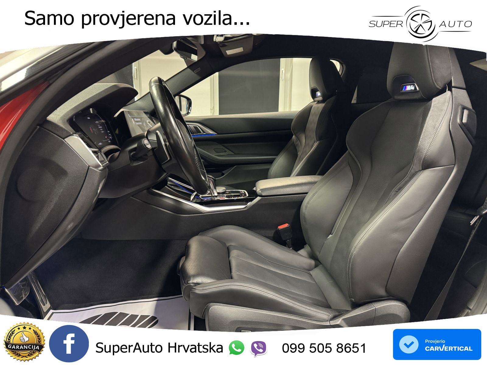 BMW M4 Competition 3.0 (510 KS) Steptronic LED+GR SJED+ACC