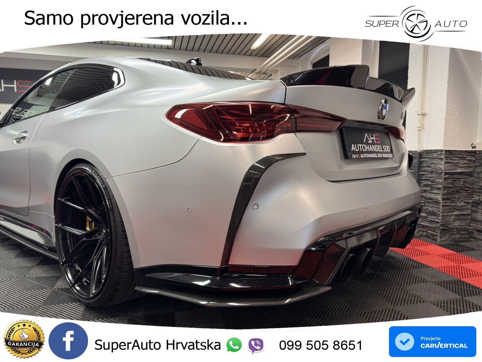 BMW M4 Competition 3.0 (510 KS) Steptronic LED+GR SJED+ACC
