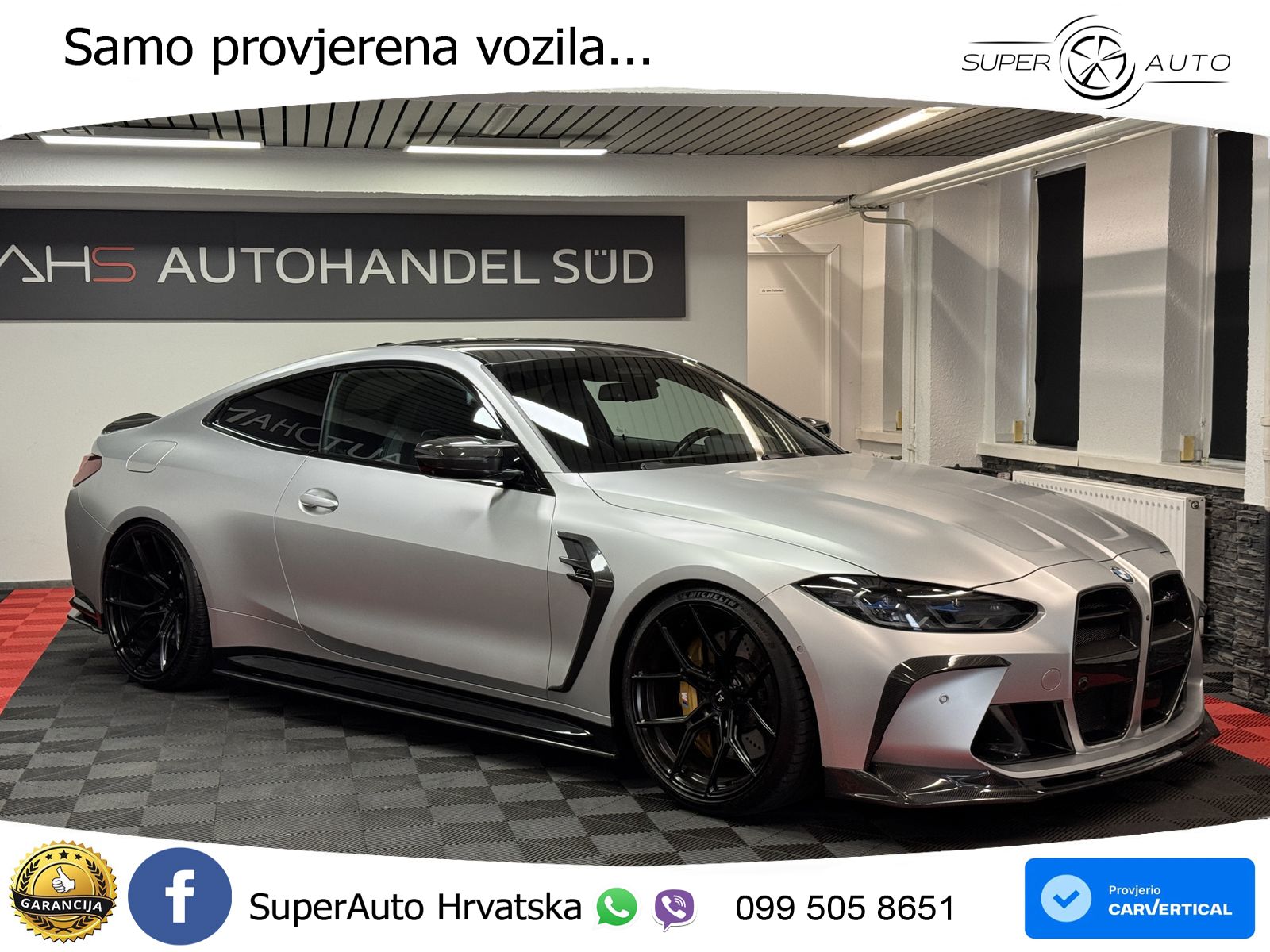 BMW M4 Competition 3.0 (510 KS) Steptronic LED+GR SJED+ACC