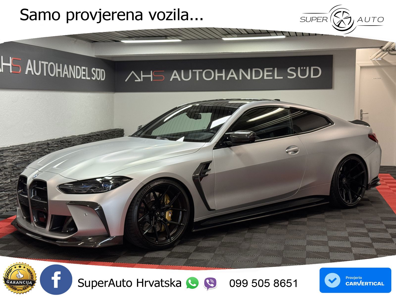 BMW M4 Competition 3.0 (510 KS) Steptronic LED+GR SJED+ACC