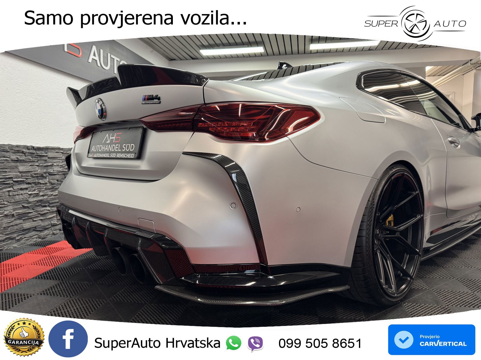 BMW M4 Competition 3.0 (510 KS) Steptronic LED+GR SJED+ACC