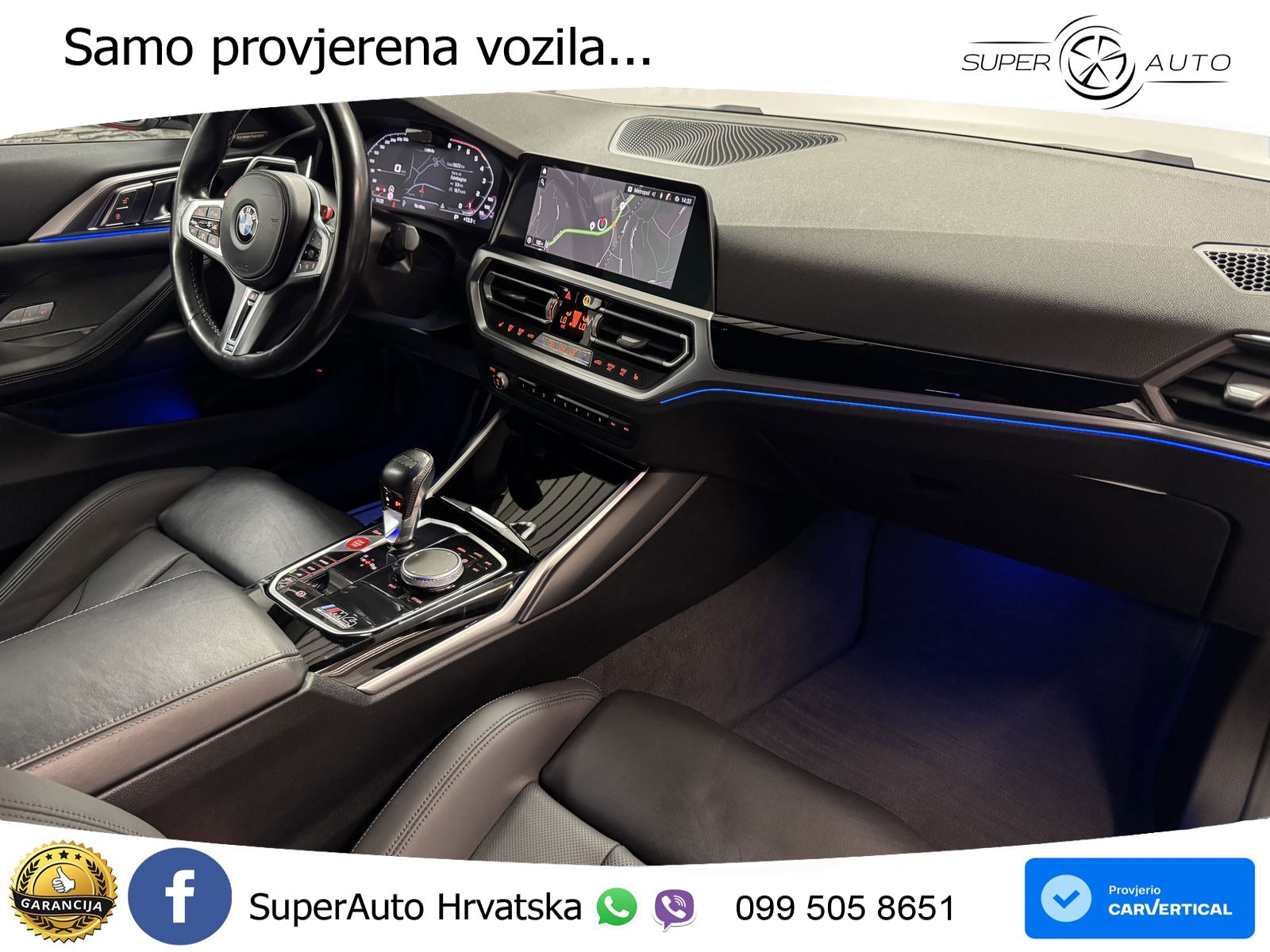 BMW M4 Competition 3.0 (510 KS) Steptronic LED+GR SJED+ACC