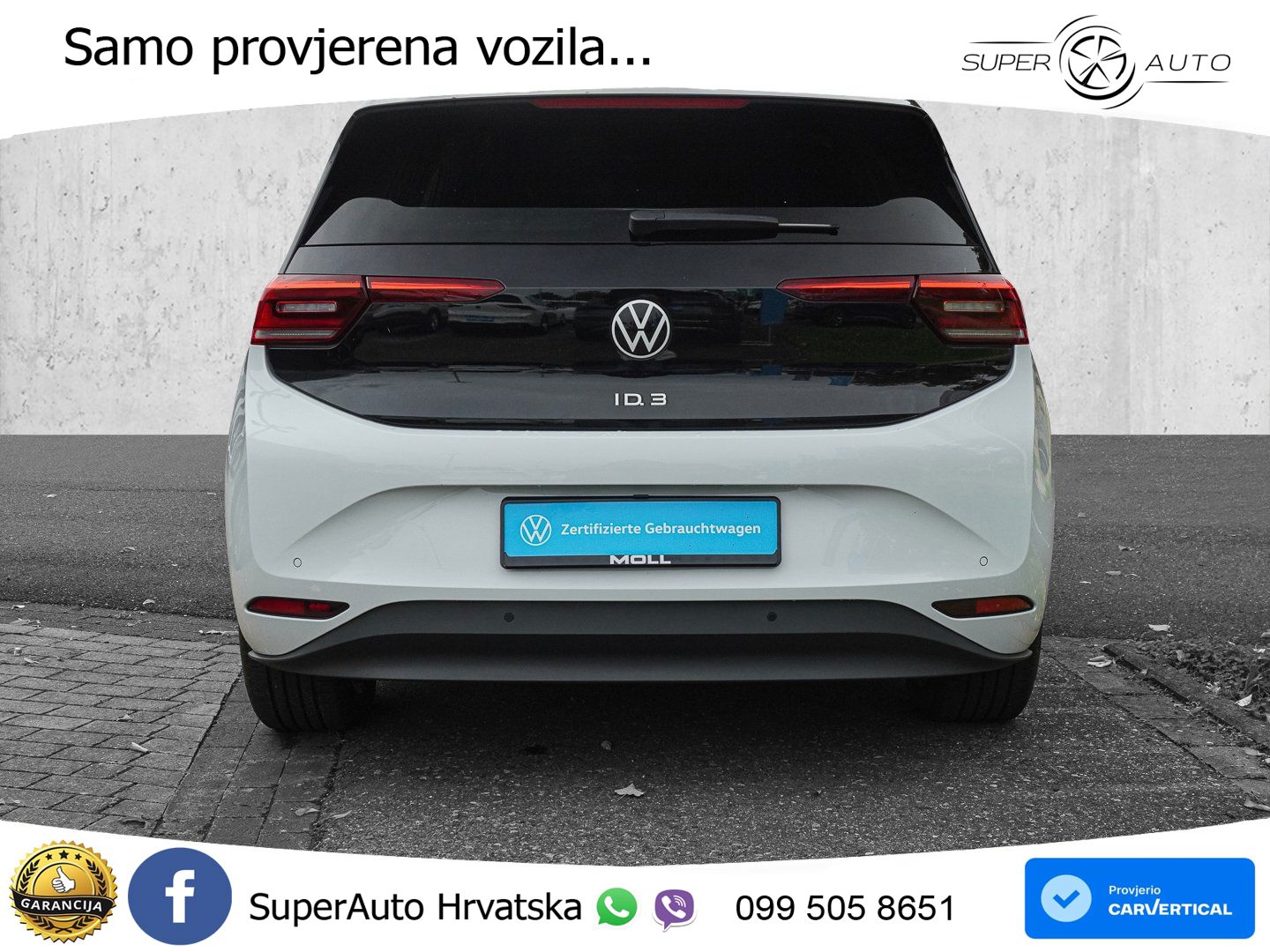 Volkswagen ID.3 Pro 62 kWh (204 KS) LED+GR SJED+ACC