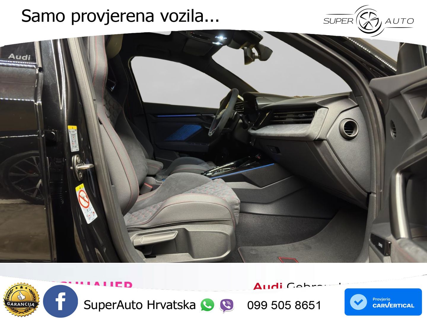 Audi RS3 Sedan 2.5 TFSI (400 KS) quattro S tronic LED+GR SJED+ACC