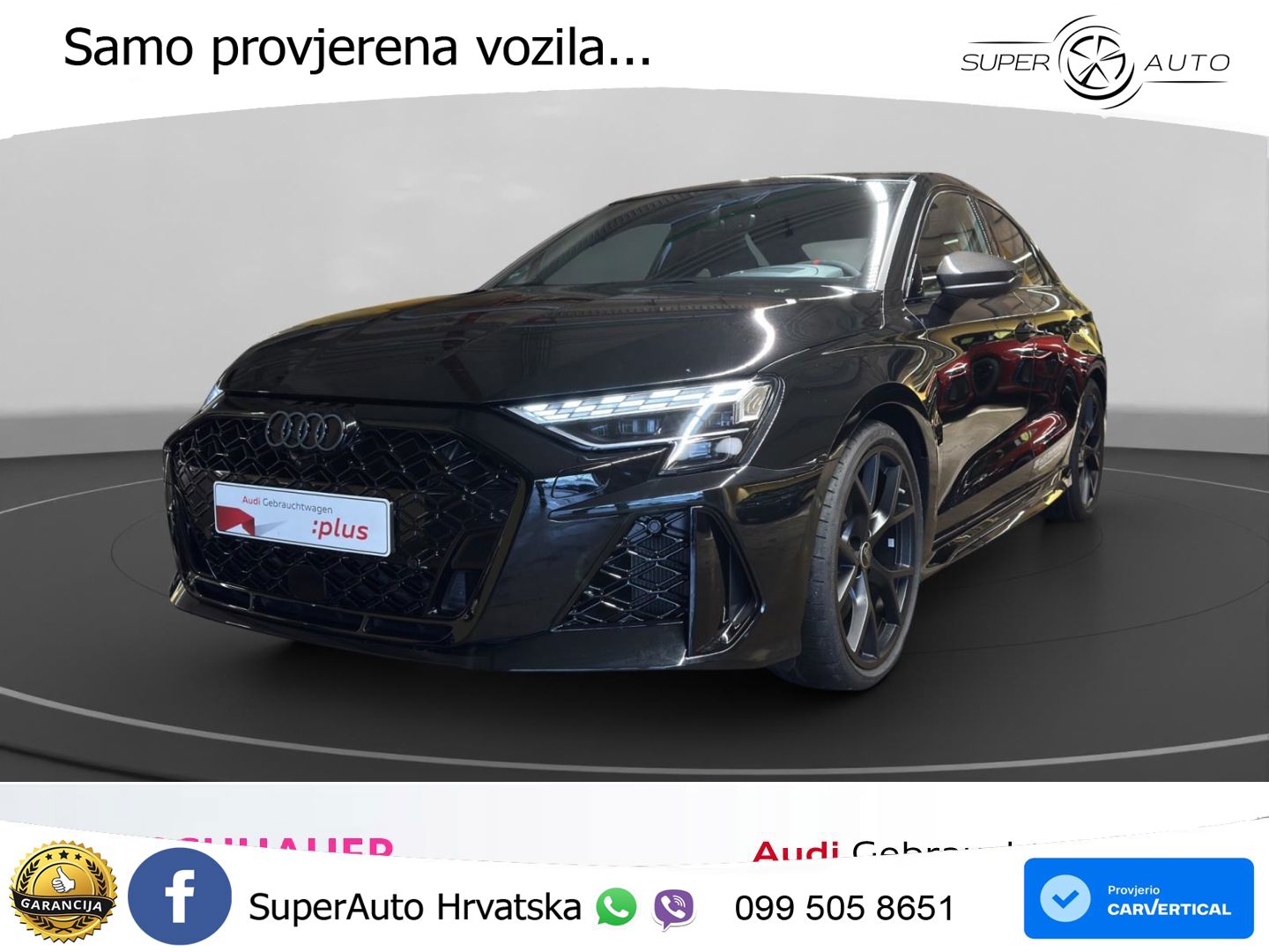 Audi RS3 Sedan 2.5 TFSI (400 KS) quattro S tronic LED+GR SJED+ACC