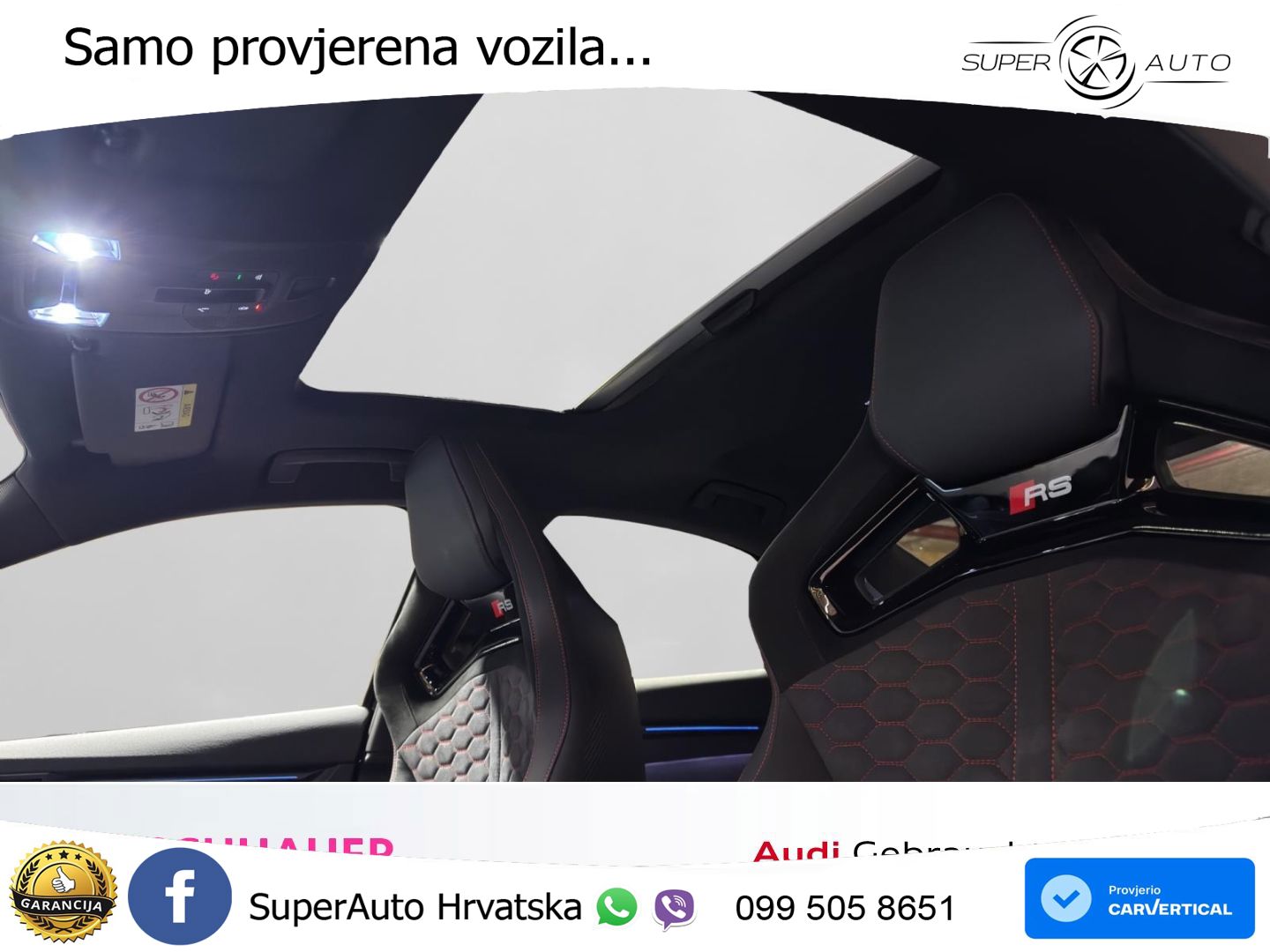 Audi RS3 Sedan 2.5 TFSI (400 KS) quattro S tronic LED+GR SJED+ACC