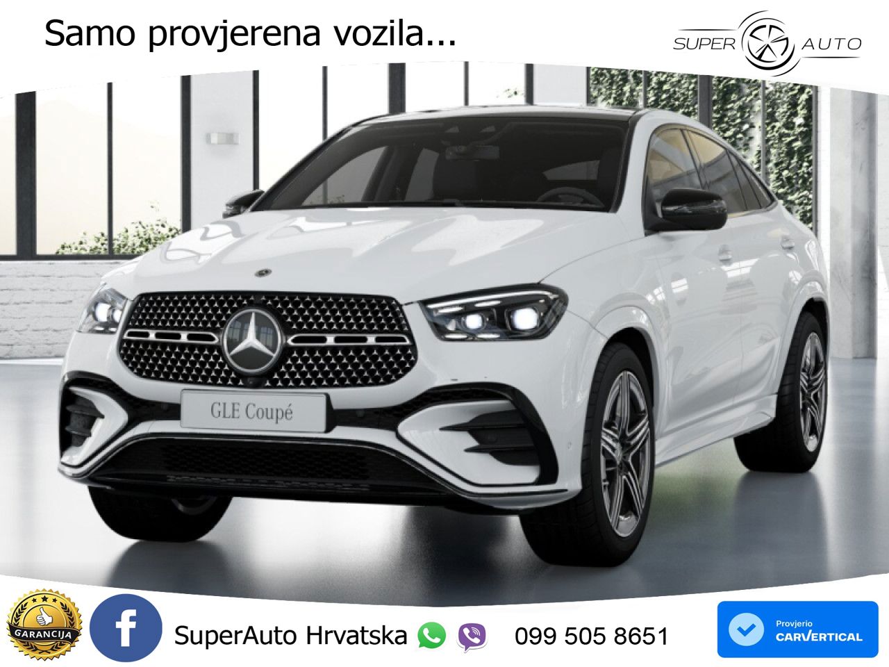 Mercedes GLE Coupe 450d (367 KS) EQ Boost 4MATIC 9G-TRONIC AMG LED+GR SJED+ACC