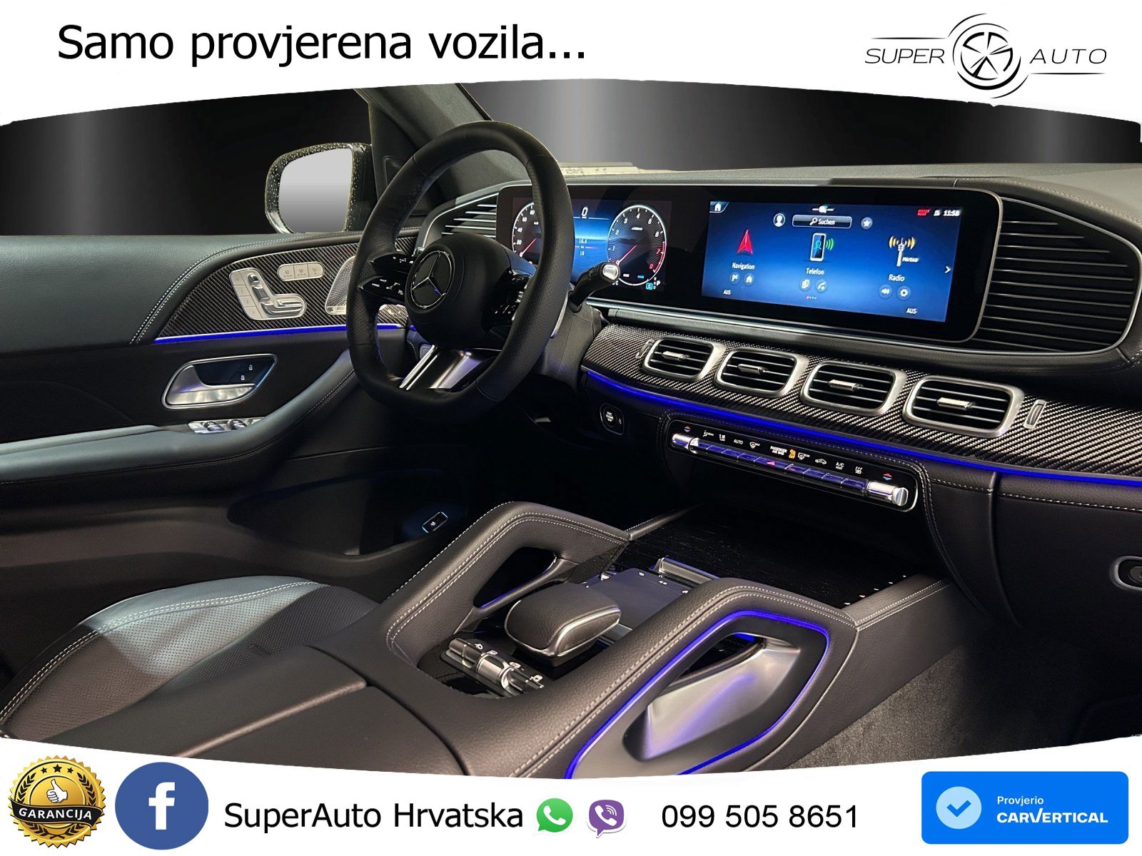 Mercedes GLE 580 V8 (517 KS) EQ Boost 4MATIC 9G-TRONIC AMG LED+GR SJED+ACC