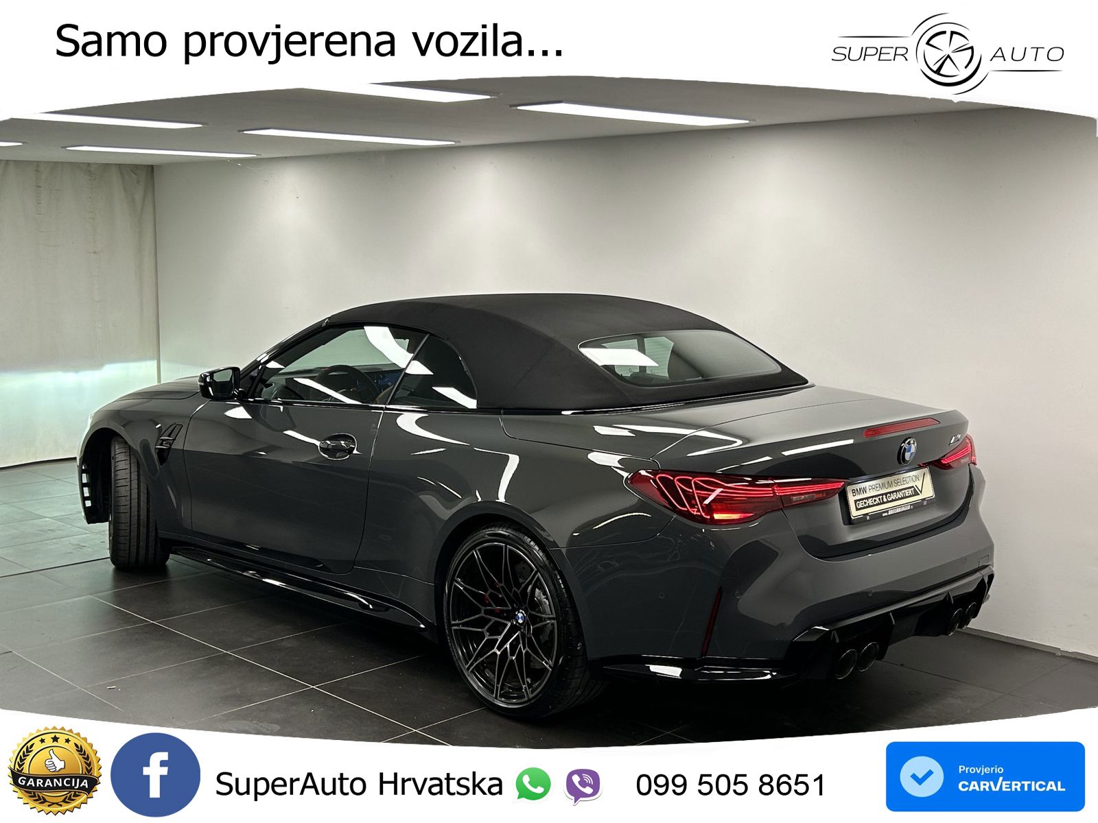 BMW M4 Convertible Competition 3.0 (530 KS) xDrive Steptronic LED+GR SJED+ACC