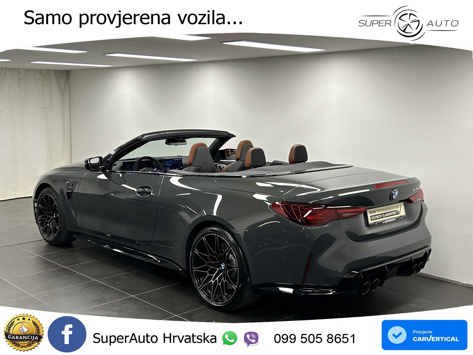 BMW M4 Convertible Competition 3.0 (530 KS) xDrive Steptronic LED+GR SJED+ACC