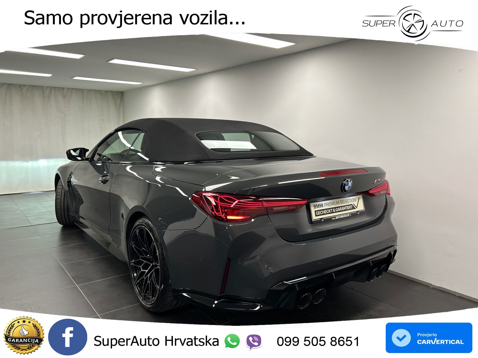 BMW M4 Convertible Competition 3.0 (530 KS) xDrive Steptronic LED+GR SJED+ACC