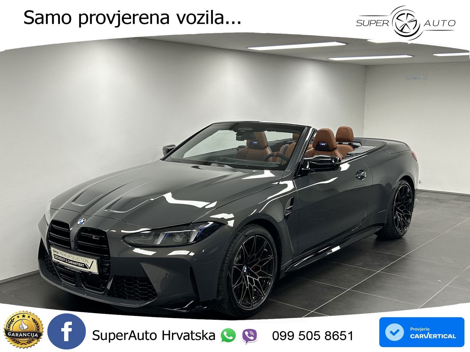 BMW M4 Convertible Competition 3.0 (530 KS) xDrive Steptronic LED+GR SJED+ACC