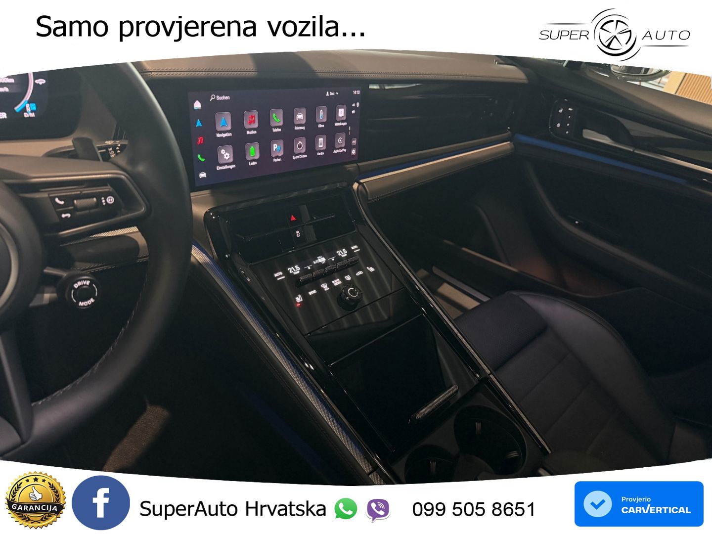 Porsche Panamera 4S 2.9 V6 (544 KS) E-Hybrid PDK ACC+HEAD+4xGR SJED+360+PANO