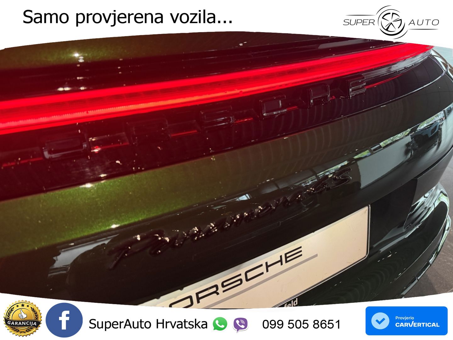 Porsche Panamera 4S 2.9 V6 (544 KS) E-Hybrid PDK ACC+HEAD+4xGR SJED+360+PANO