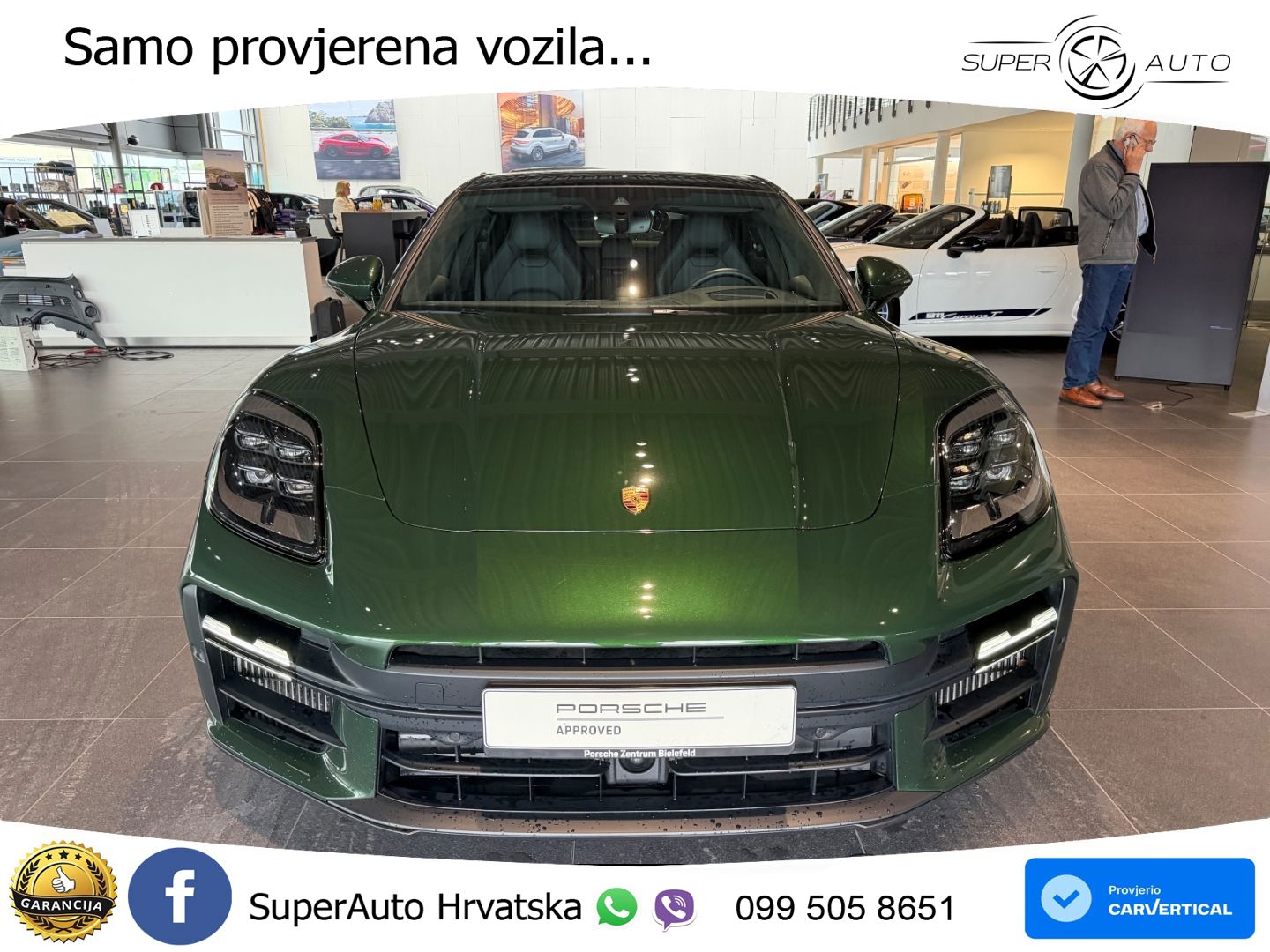 Porsche Panamera 4S 2.9 V6 (544 KS) E-Hybrid PDK ACC+HEAD+4xGR SJED+360+PANO