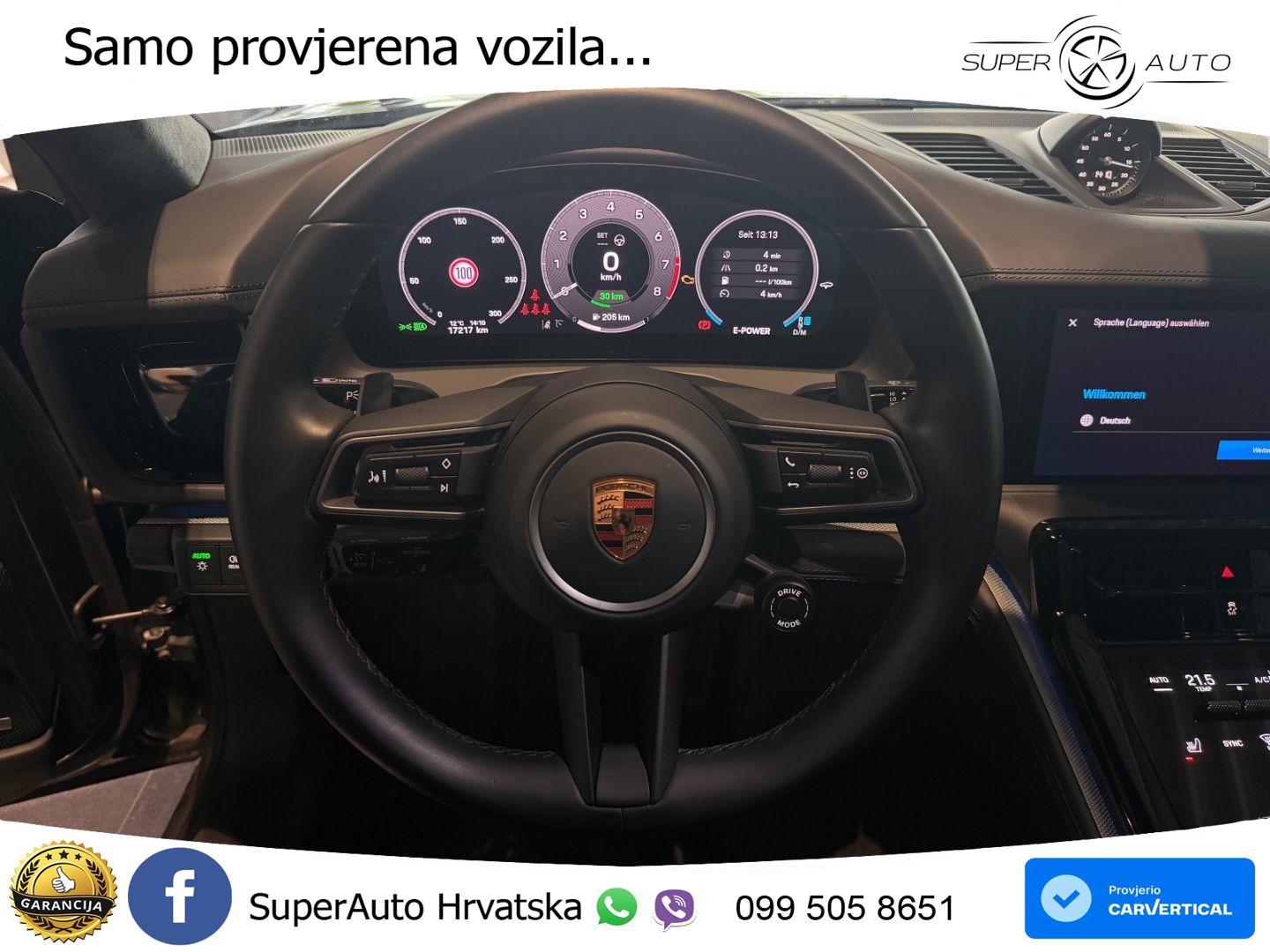Porsche Panamera 4S 2.9 V6 (544 KS) E-Hybrid PDK ACC+HEAD+4xGR SJED+360+PANO