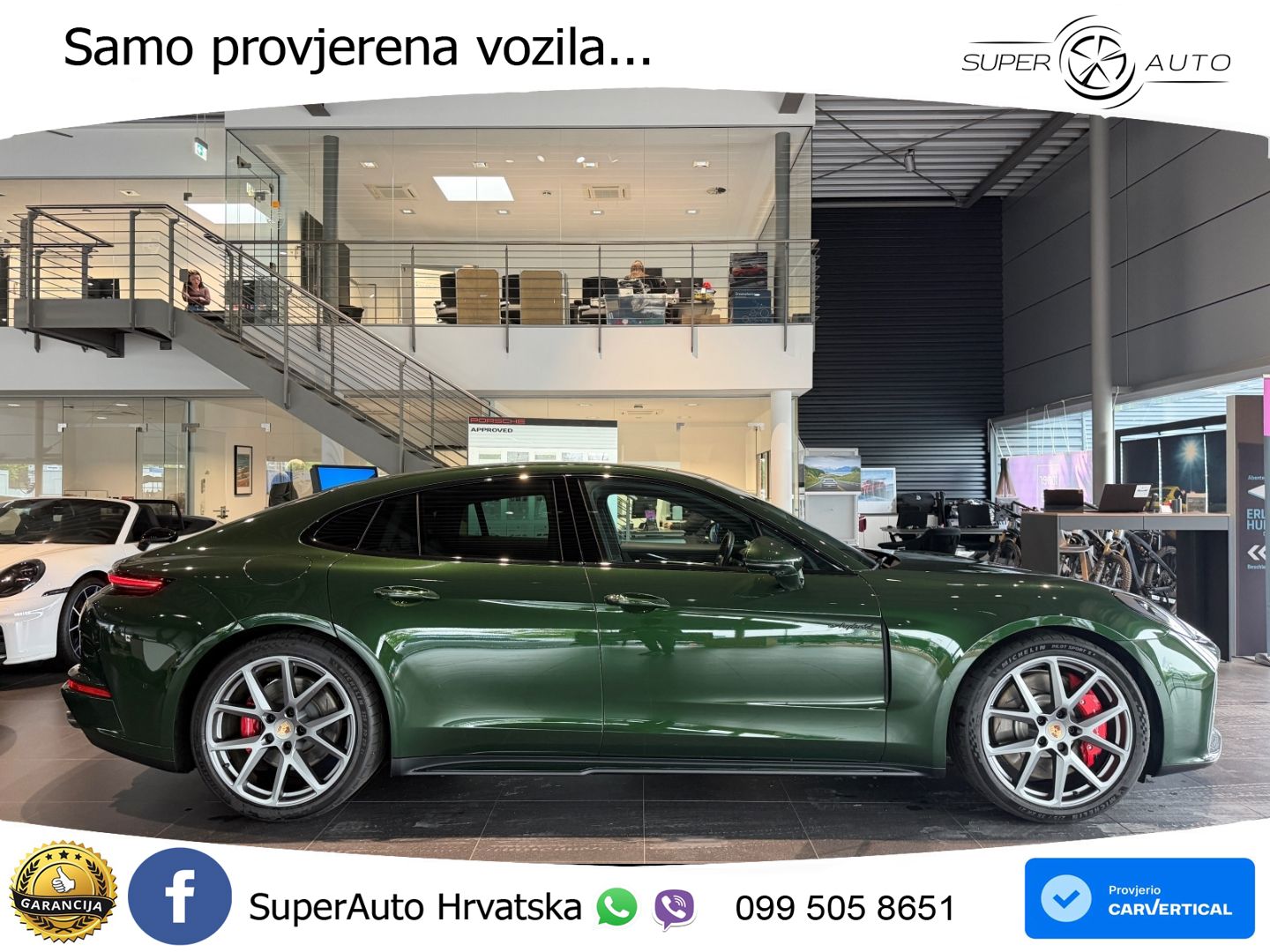 Porsche Panamera 4S 2.9 V6 (544 KS) E-Hybrid PDK ACC+HEAD+4xGR SJED+360+PANO