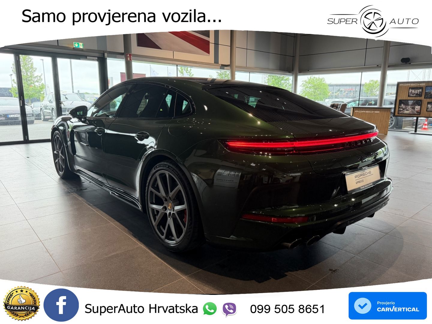 Porsche Panamera 4S 2.9 V6 (544 KS) E-Hybrid PDK ACC+HEAD+4xGR SJED+360+PANO