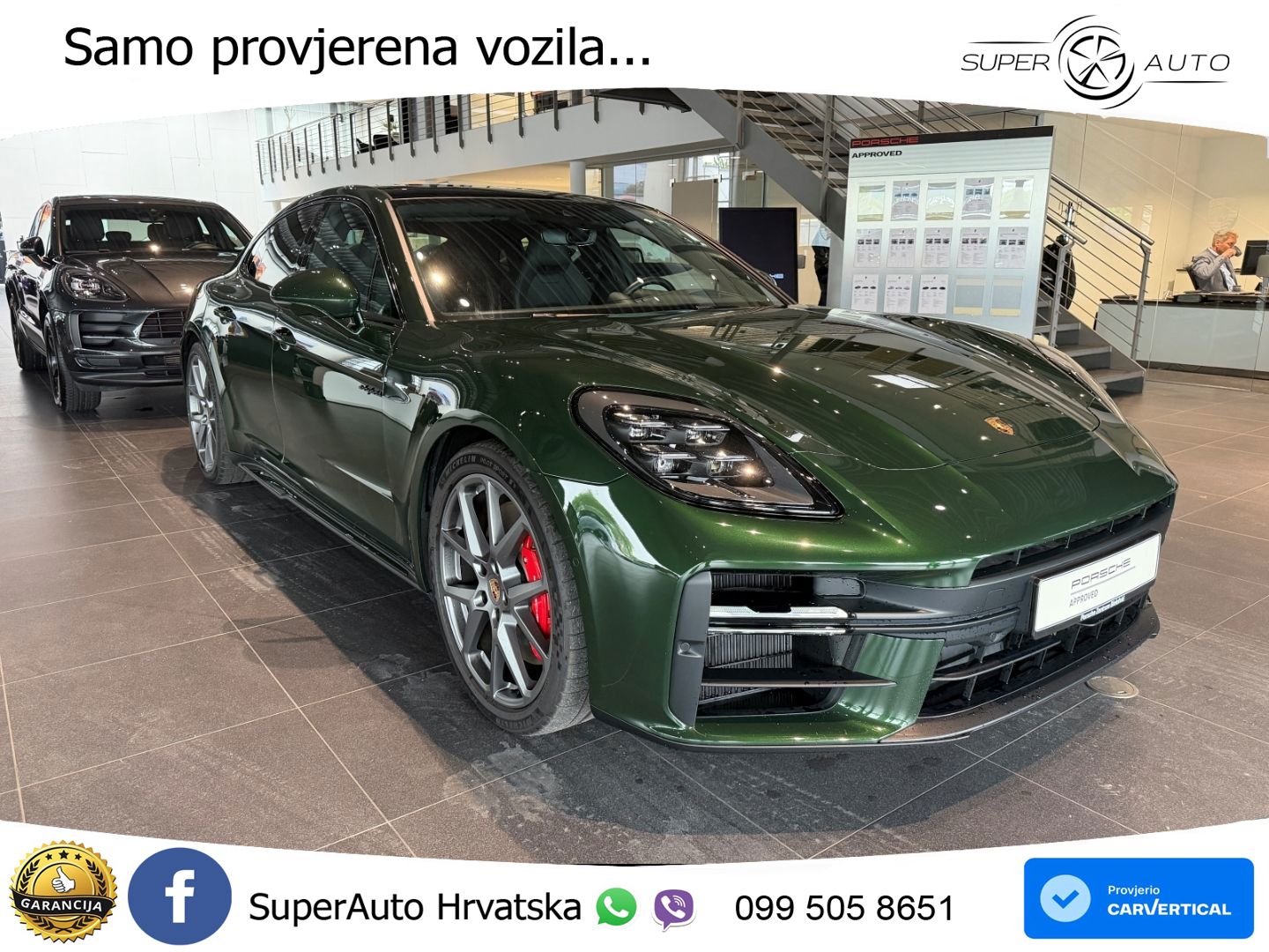 Porsche Panamera 4S 2.9 V6 (544 KS) E-Hybrid PDK ACC+HEAD+4xGR SJED+360+PANO