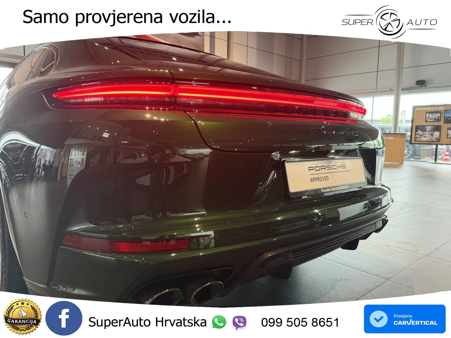 Porsche Panamera 4S 2.9 V6 (544 KS) E-Hybrid PDK ACC+HEAD+4xGR SJED+360+PANO
