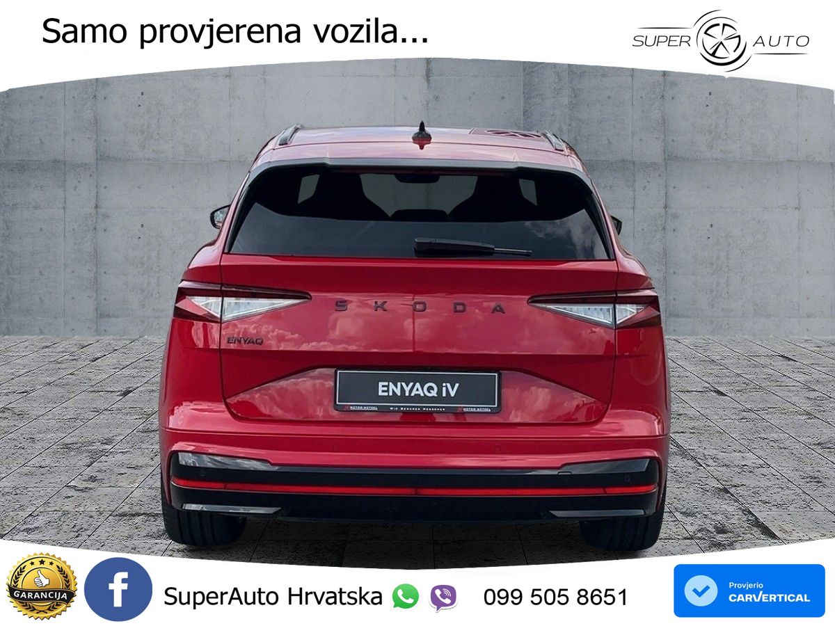 Škoda Enyaq iV RS 82 kWh (340 KS) AWD LED+GR SJED+ACC