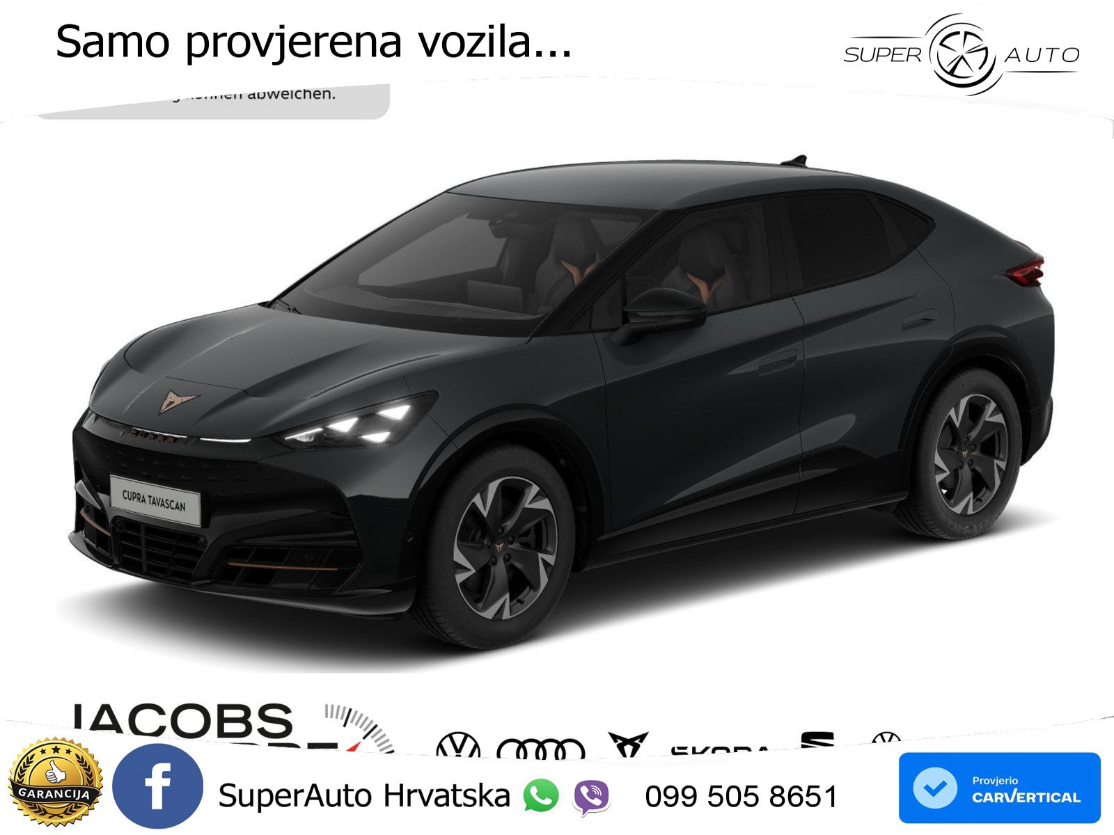 Cupra Tavascan 82 kWh (286 KS) LED+GR SJED+ACC