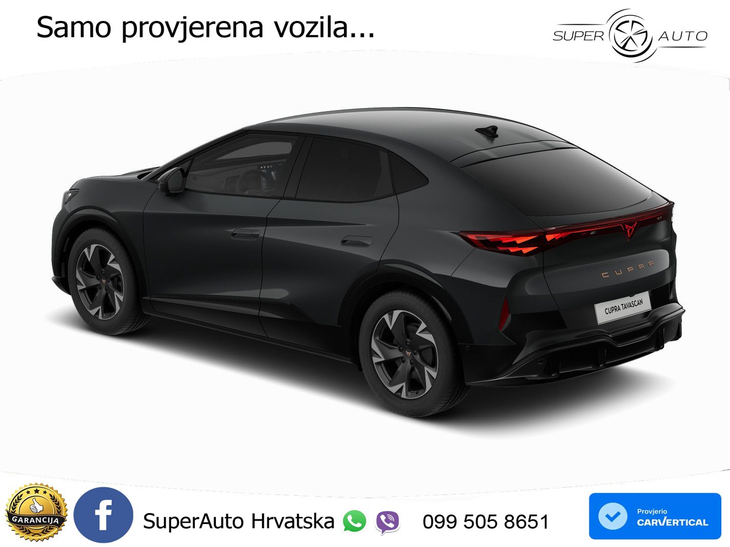 Cupra Tavascan 82 kWh (286 KS) LED+GR SJED+ACC