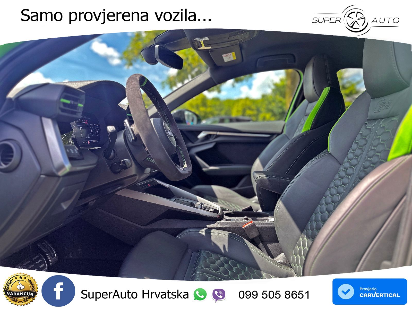 Audi RS3 Sportback 2.5 TFSI (400 KS) quattro S tronic LED+GR SJED+ACC