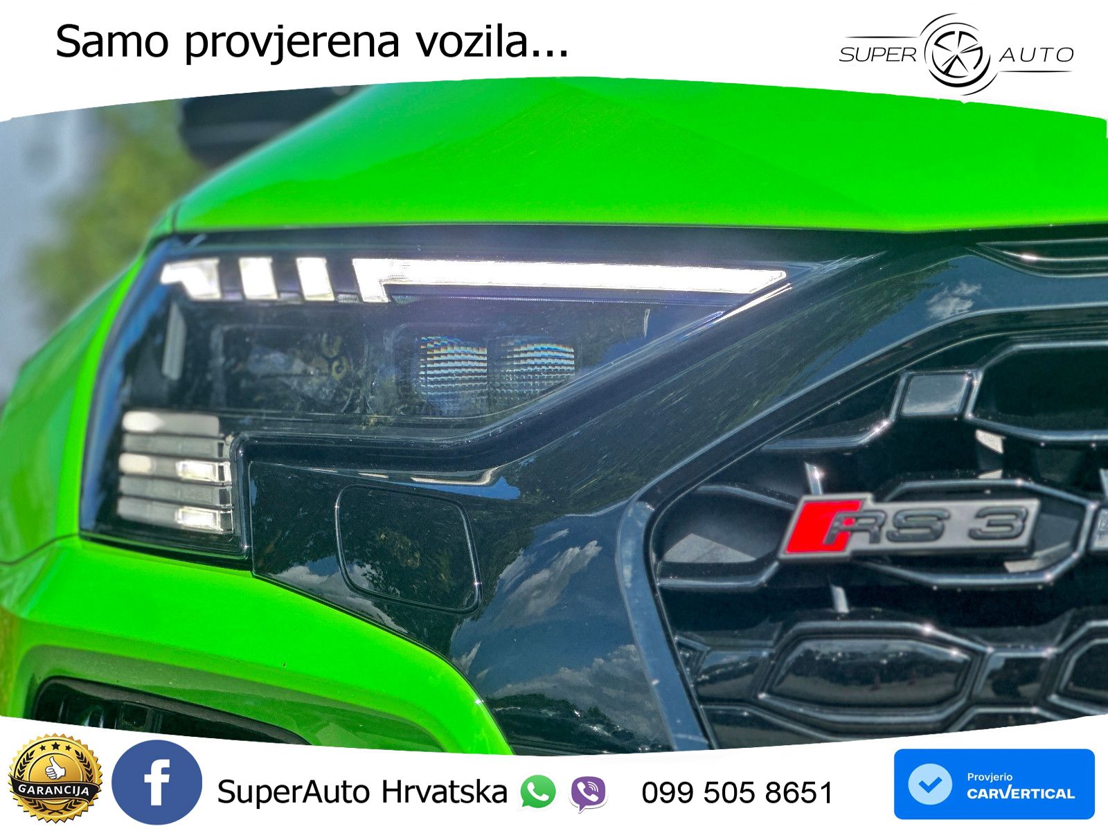Audi RS3 Sportback 2.5 TFSI (400 KS) quattro S tronic LED+GR SJED+ACC