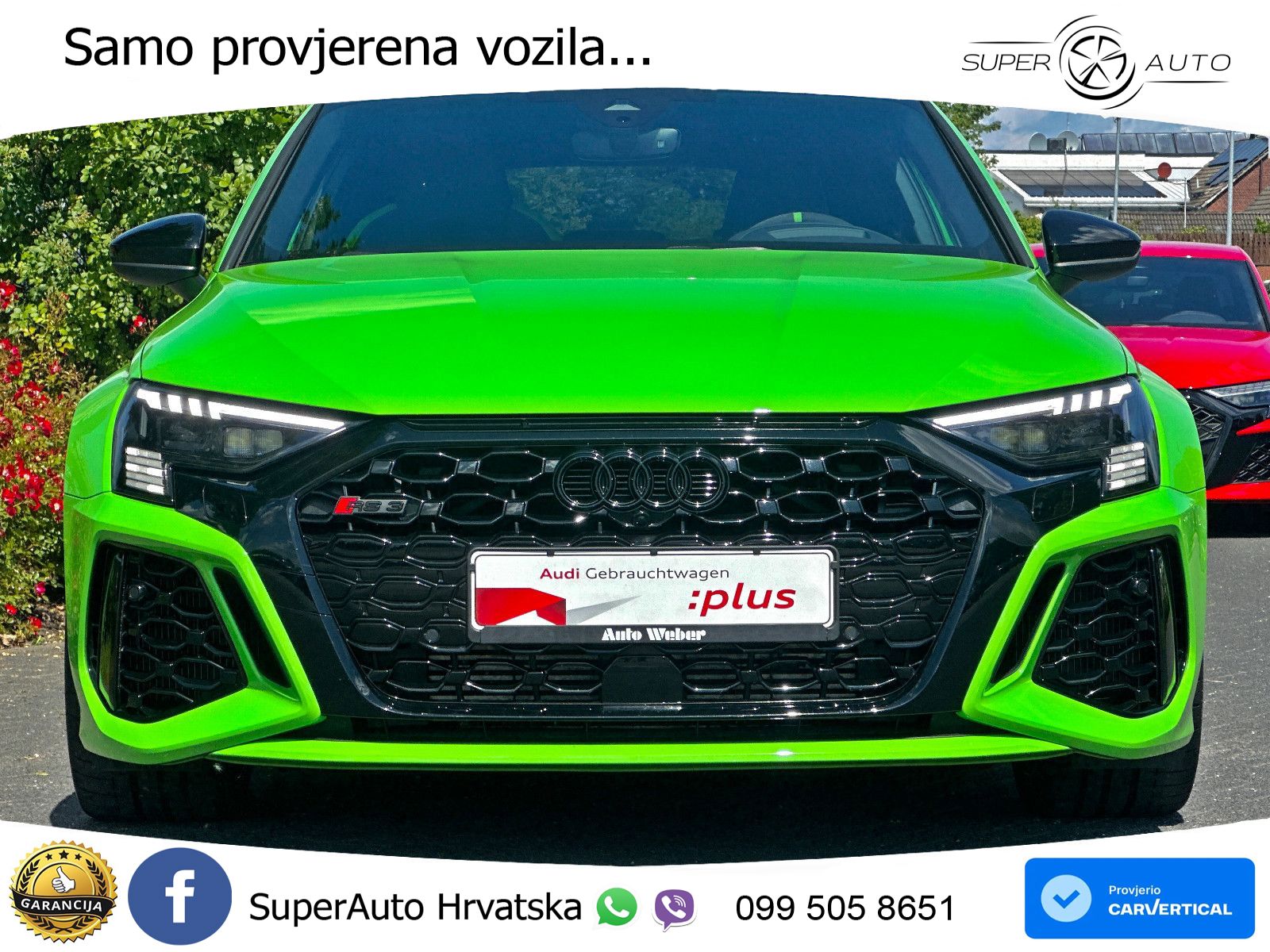 Audi RS3 Sportback 2.5 TFSI (400 KS) quattro S tronic LED+GR SJED+ACC