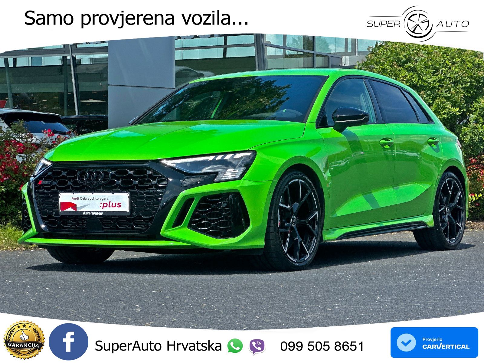Audi RS3 Sportback 2.5 TFSI (400 KS) quattro S tronic LED+GR SJED+ACC