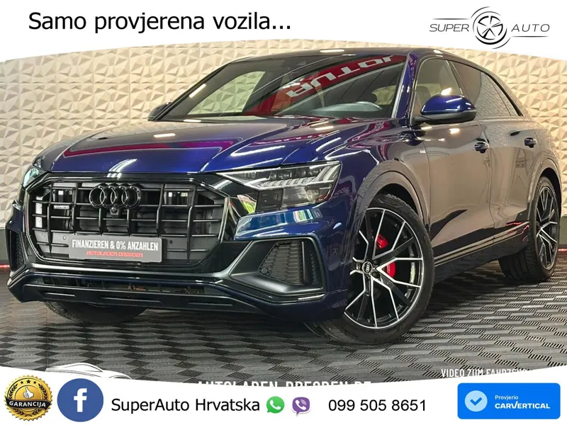 Audi Q8 50 TDI V6 (286 KS) quattro Tiptronic S line LED+GR SJED+ACC