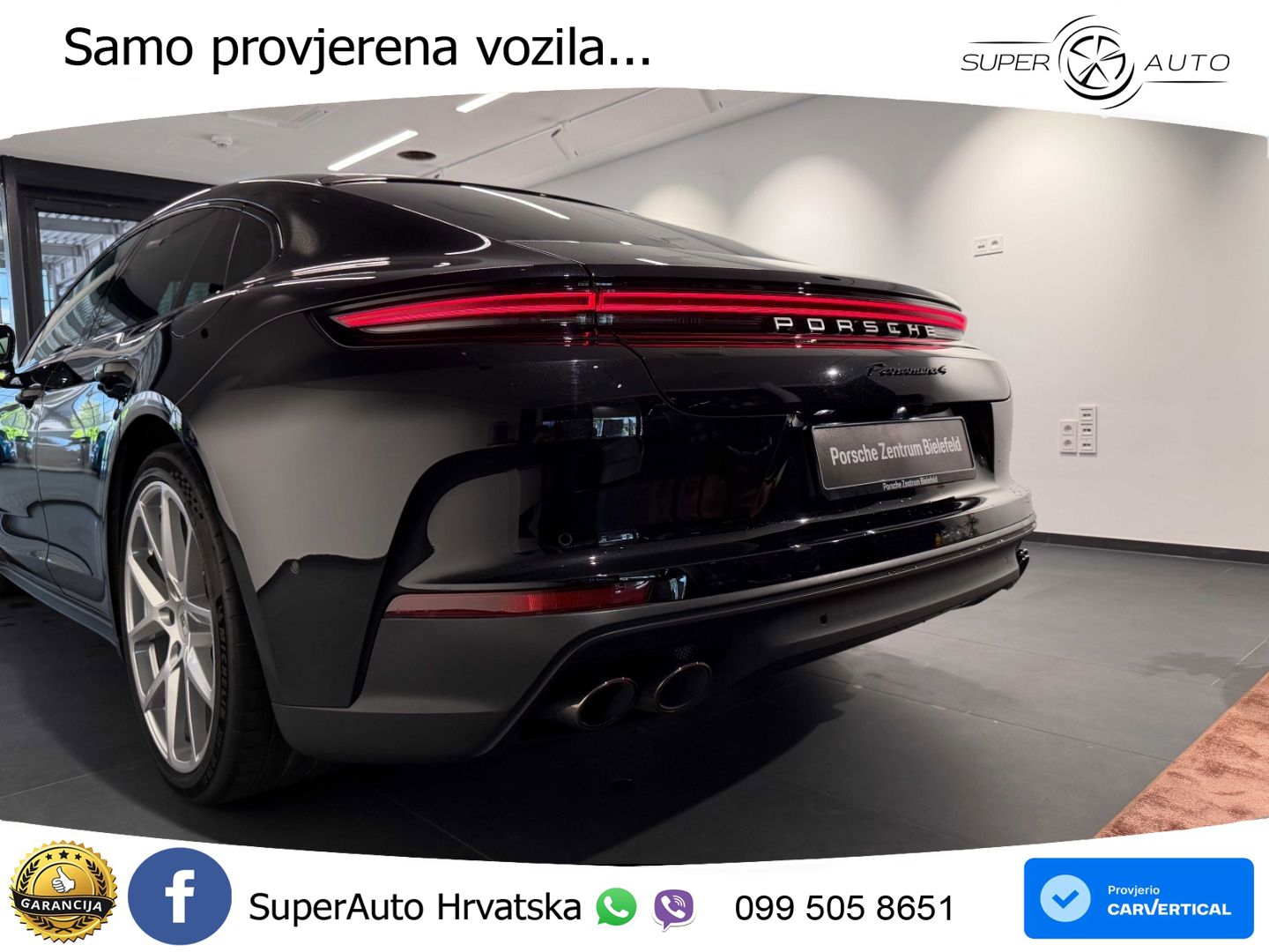Porsche Panamera 4 2.9 V6 (470 KS) E-Hybrid PDK ACC+HEAD+4xGR SJED+360+PANO